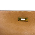 Hermes Kelly 32 Sellier Epsom Gold Handbag 1995