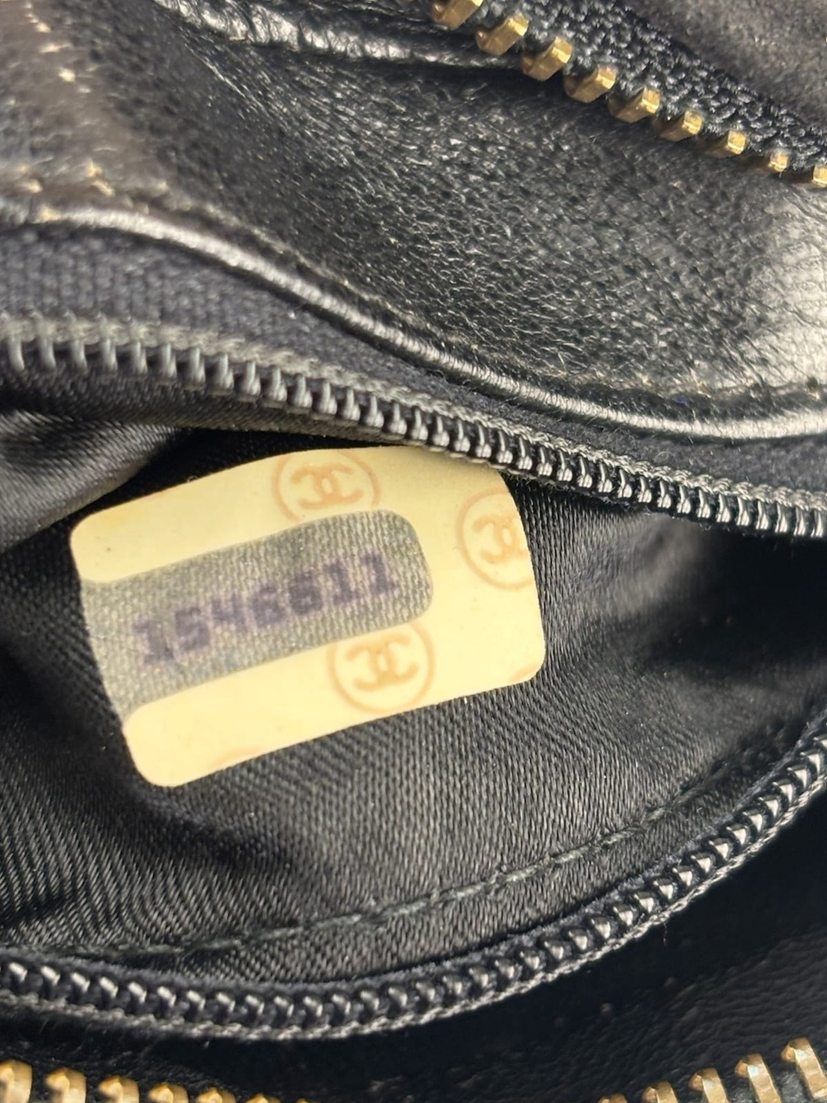 Chanel Vintage Black Suede CC Tassel Camera Bag 1989