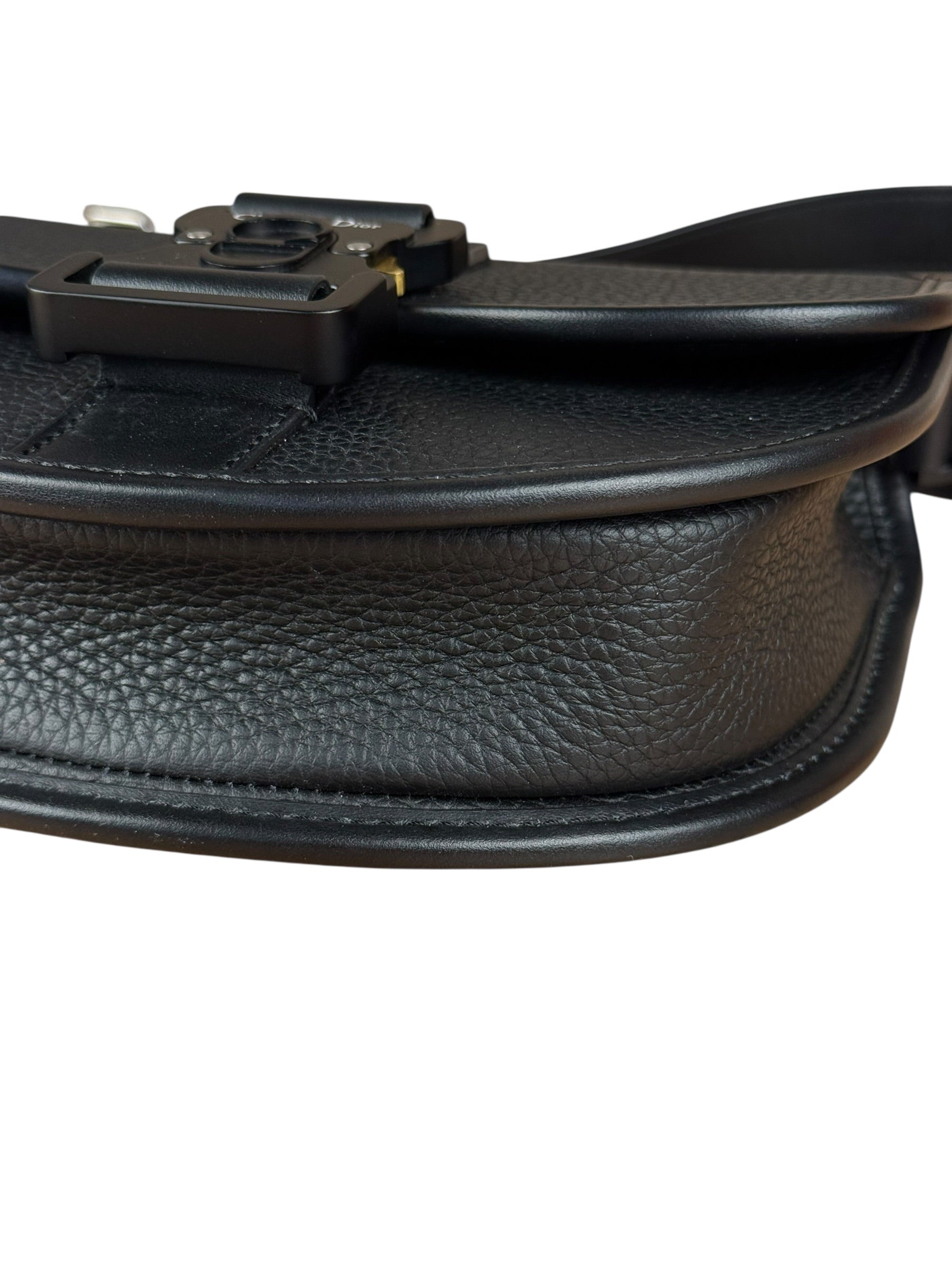 Christian Dior Black Leather Gallup Mini Shoulder Bag