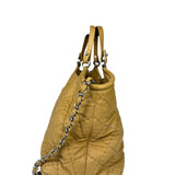 Chanel Beige Iridescent Quilted Leather 2Way Sea Hit Tote 2012
