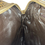 Fendi Vintage FF Brown PVC Handbag