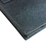 Prada Black Leather Saffiano Phone Holder