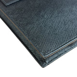 Prada Black Leather Saffiano Phone Holder