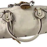 Chloe Beige Leather Paddington Shoulder Bag