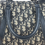 Christian Dior Vintage Trotter Oblique Bowling Mini Boston Hand Bag