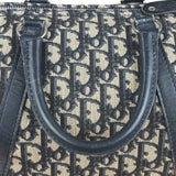 Christian Dior Vintage Trotter Oblique Bowling Mini Boston Hand Bag