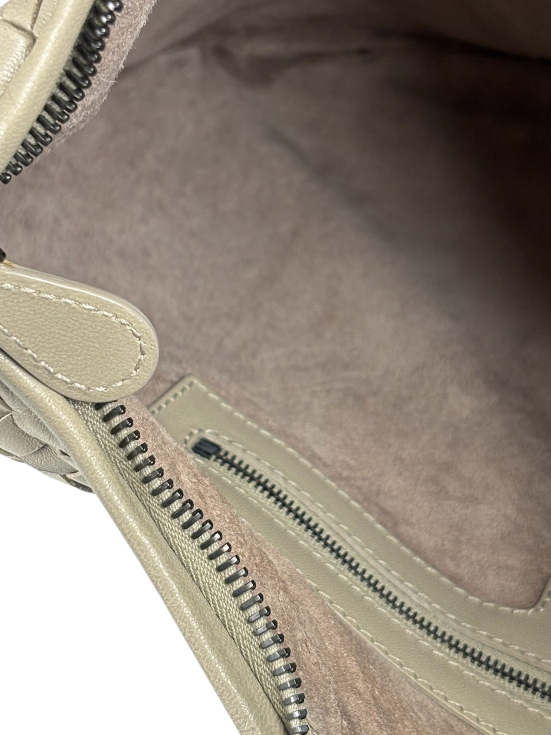 Bottega Veneta Grey Intrecciato Hobo Bag