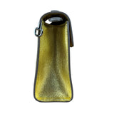 Christian Dior Diorever Gold Leather Clutch Bag