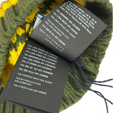 Prada Militare/Limone Cashmere Wool Beanie