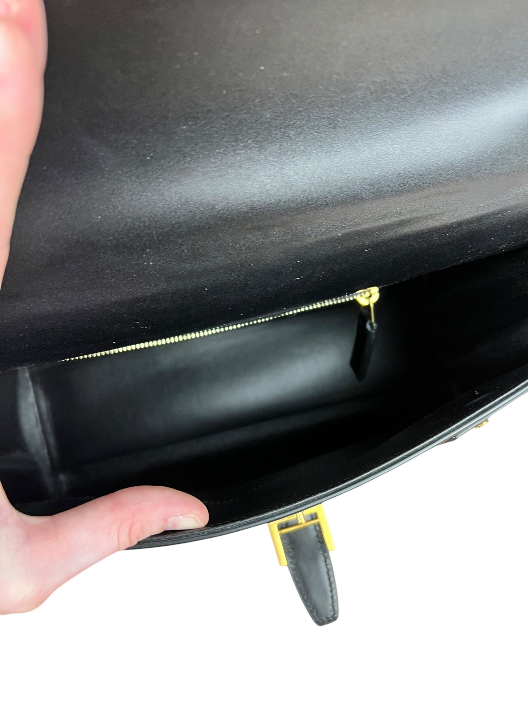 Saint Laurent Le Fermoir Top Handle 2Way Black