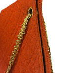 Chanel Vintage Red Quilted Tweed Shoulder Bag 1994