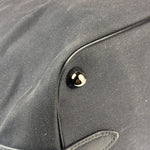 Gucci Black Leather Trim Belted Tote