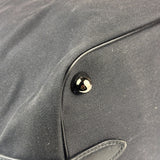 Gucci Black Leather Trim Belted Tote