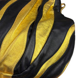 Prada Bicolor Leather Nappa Waves Tote Bag