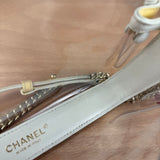 Chanel Yellow Clear PVC Classic Chain Flap Bag 2012