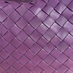 Bottega Veneta Purple Nappa Intrecciato Leather Jodie Hobo
