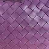 Bottega Veneta Purple Nappa Intrecciato Leather Jodie Hobo