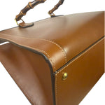 Gucci Peanut Brown Leather Diana Medium Tote