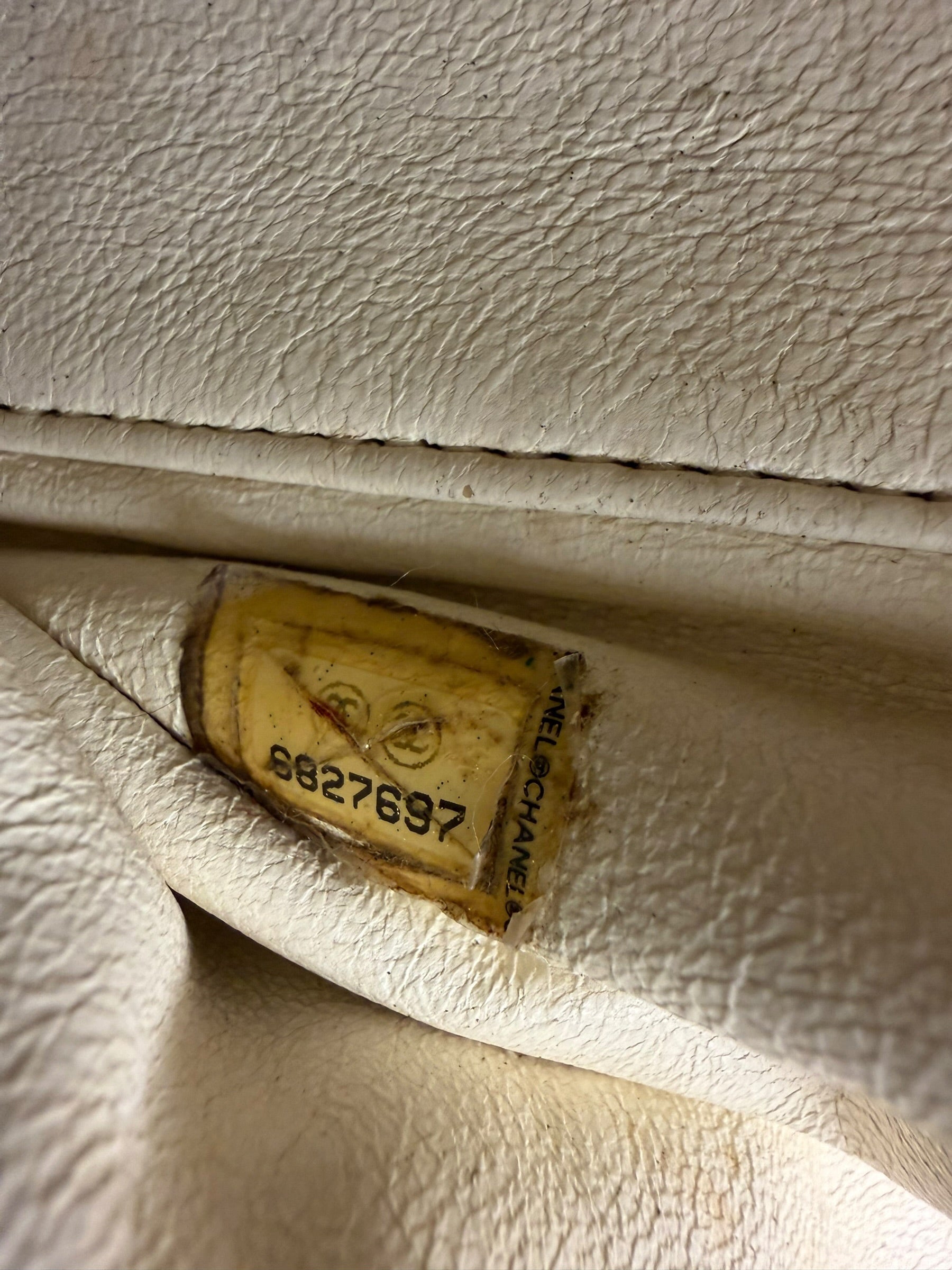 Chanel Vintage Grey Quilted Woven Sports Line Canvas Bowler Bag  2001