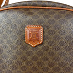 Celine Vintage Leather Macadam Dome Hand Bag