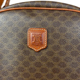 Celine Vintage Leather Macadam Dome Hand Bag