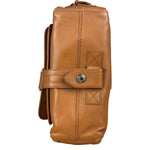 Christian Dior Vintage Tan Brown Leather Flight Medium