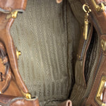 Prada Brown Leather 2Way Bag