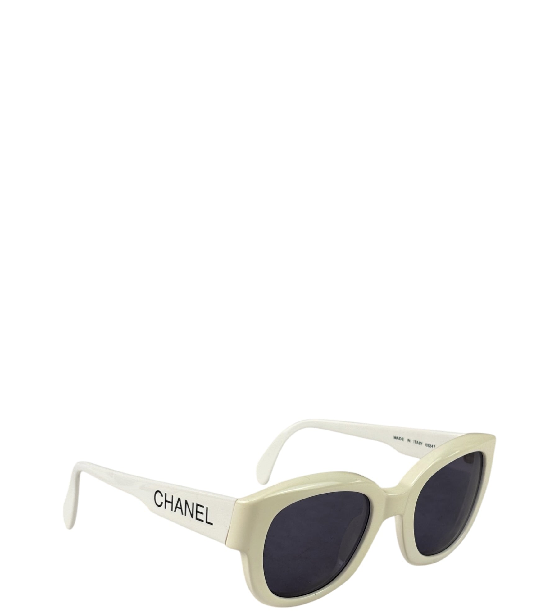 Chanel White Acetate Sunglasses 05247 10601