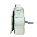 Bottega Veneta Intrecciato Leather Casette Crossbody Blue