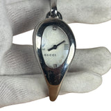 Gucci Silver Steel Horsebit Teardrop Watch