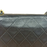 Chanel Black Quilted Leather Mini Flap Bag  2011