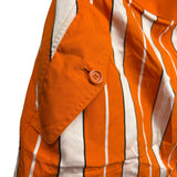 Christian Dior White/Orange Stripped Skirt