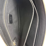 Fendi Black Leather Think Fendi Clutch