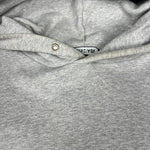 Balenciaga Logo Pullover Hoodie Grey