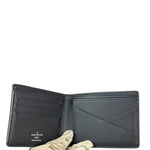 Louis Vuitton Black Leather Monogram Slender Multiple Wallet