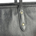 Coach Black Leather City Zip Tote Bag