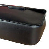 Prada Vintage Black Leather Top Handle Bag