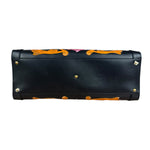 Gucci Black Leather Floral Limited Edition Diana 2Way Tote