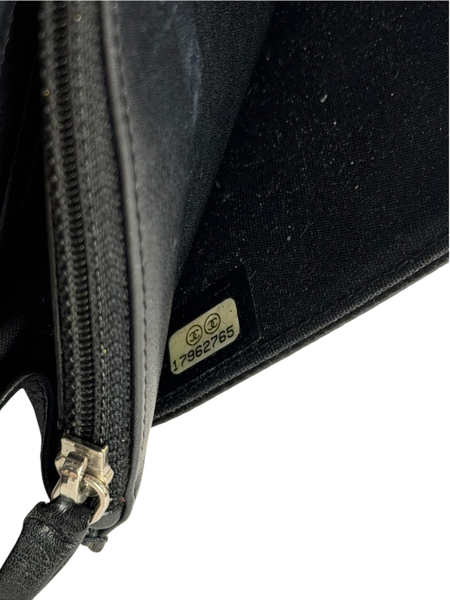 Chanel Black Caviar Flap Wallet On Chain 2013
