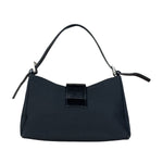 Fendi Black Neoprene Baguette
