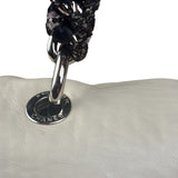 Chanel White Leather Mini Flap Shoulder Bag 1992