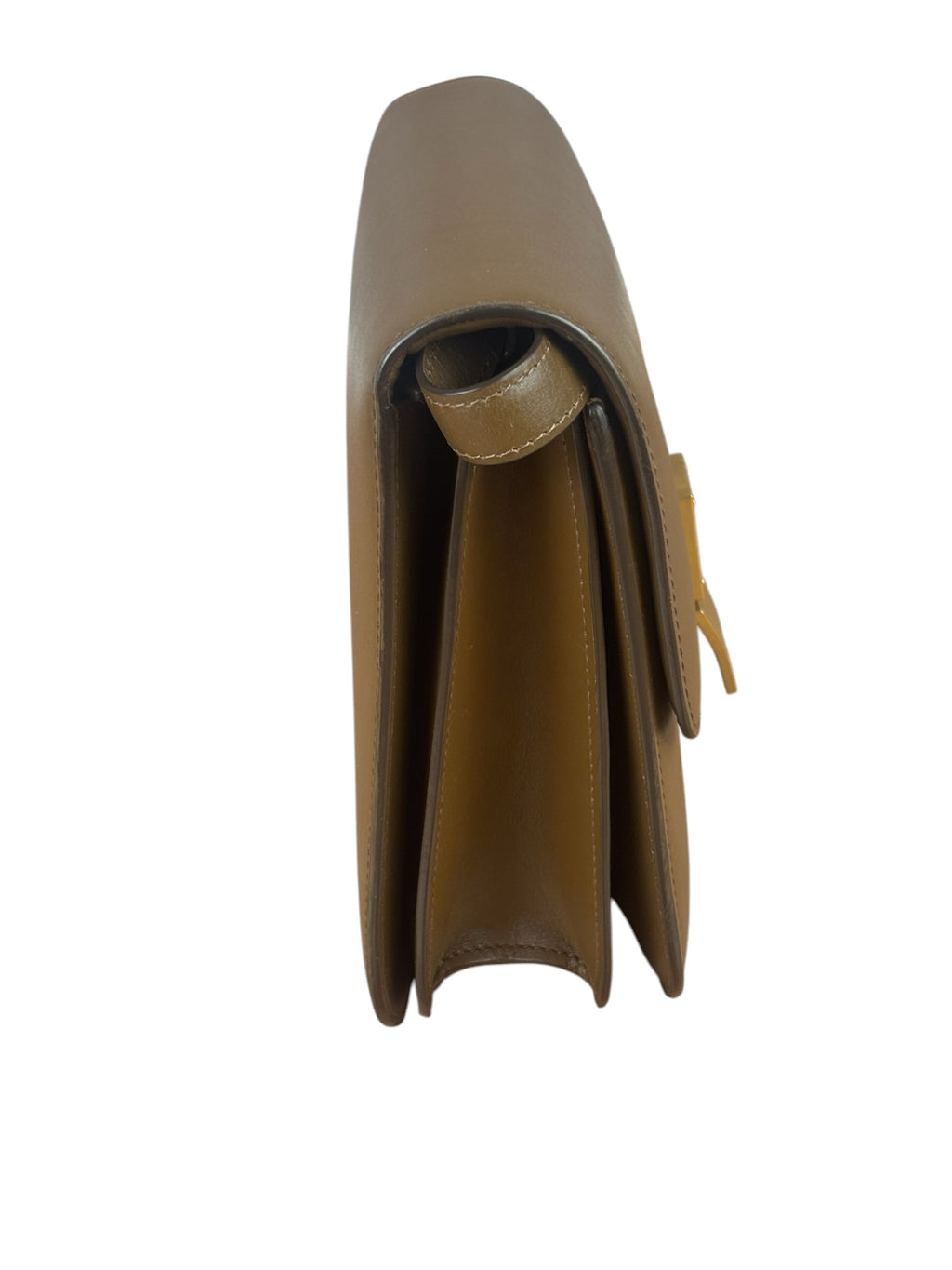 Celine Brown Leather Medium Classic Box Bag