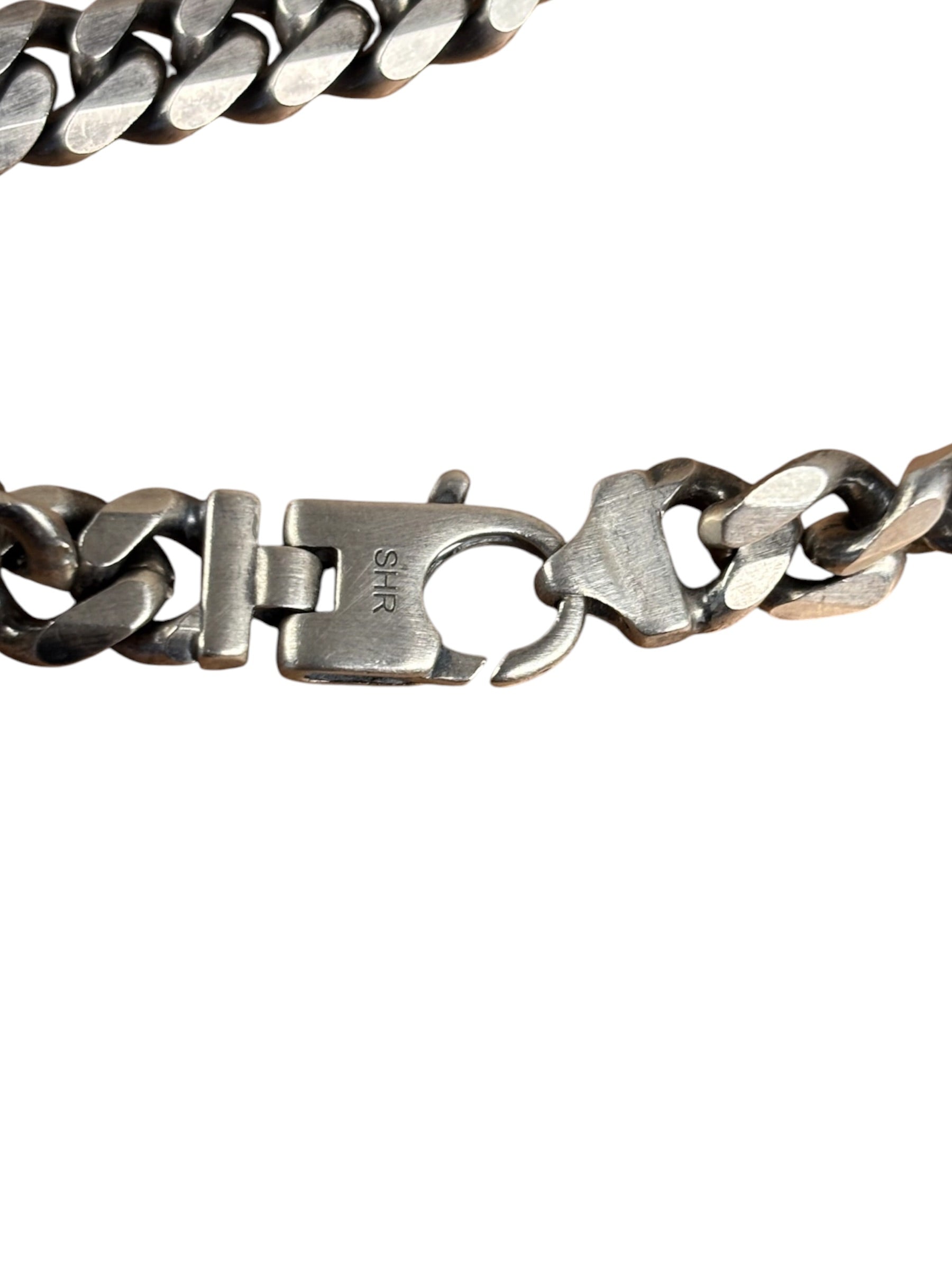 24 Inch .925 Sterling Sliver Cuban Necklace