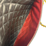 Chanel Black Quilted Lambskin Camera Bag 1989