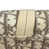 Christian Dior Vintage Monogram Flower Frame Satchel Hand Bag