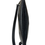 MCM Black Leather Visetos Monogram Pochette