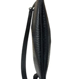 MCM Black Leather Visetos Monogram Pochette