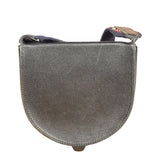 Loewe Anagram Black Leather Heel Crossbody Pochette