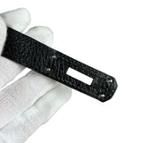 Hermes Birkin 30 Black Togo Leather Handbag 2002