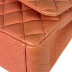 Chanel Pink Quilted Lambskin Classic Large Double Flap Bag 2012